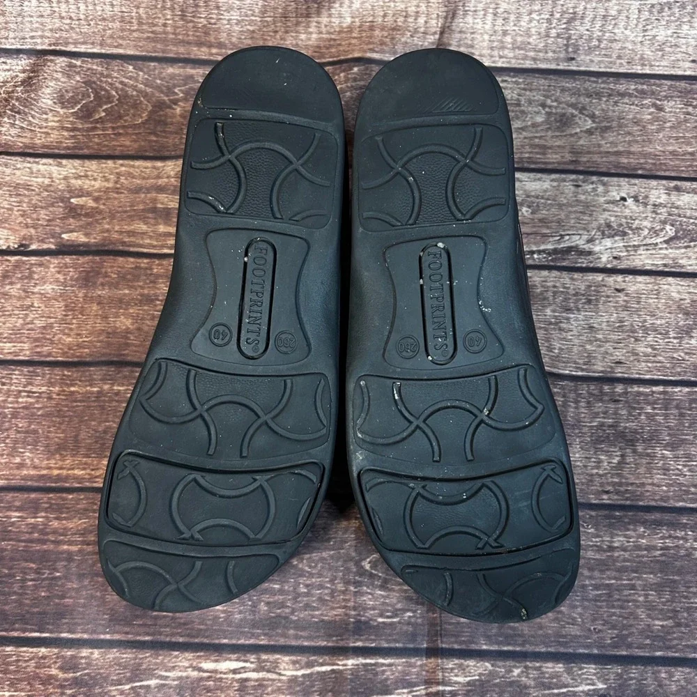 Footprints Birkenstock Black Leather Lace Up Chukka Boots Mens EU 40 Portugal